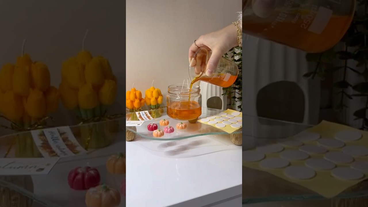 Mum Yapım Hazırlığı / Sonbahar Konsepti 