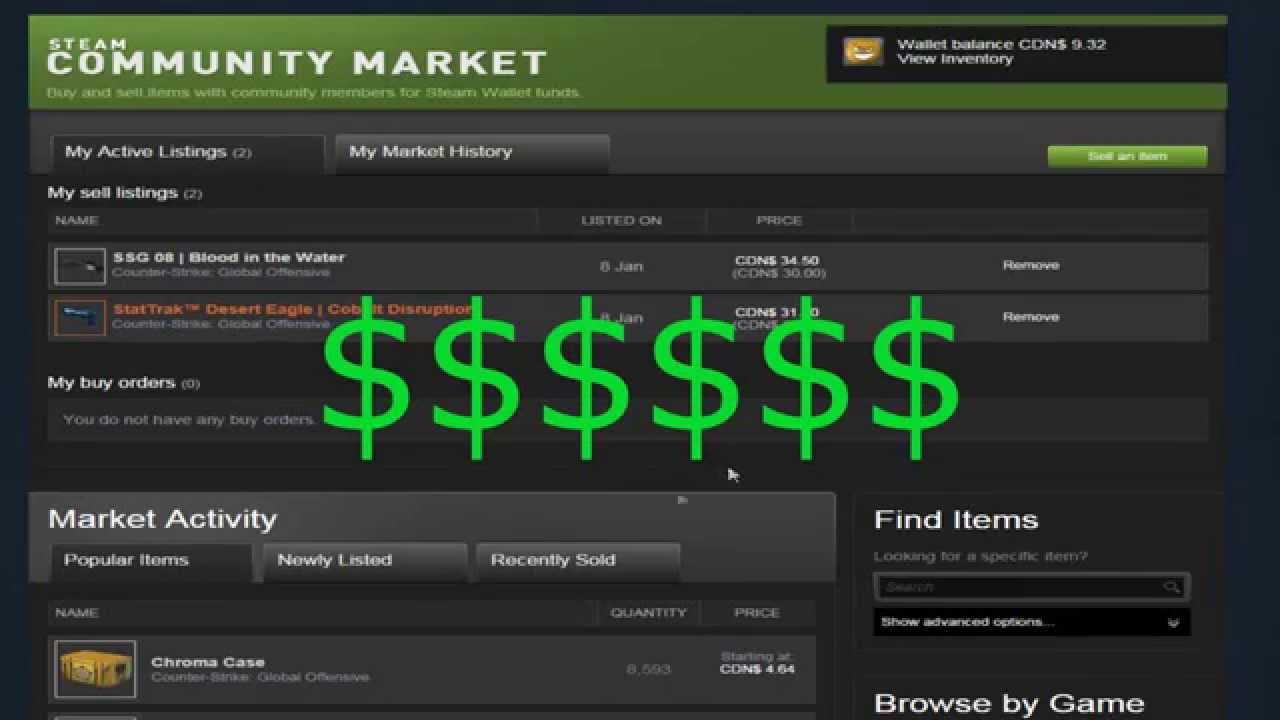 How to Make Easy Money in the Steam Market