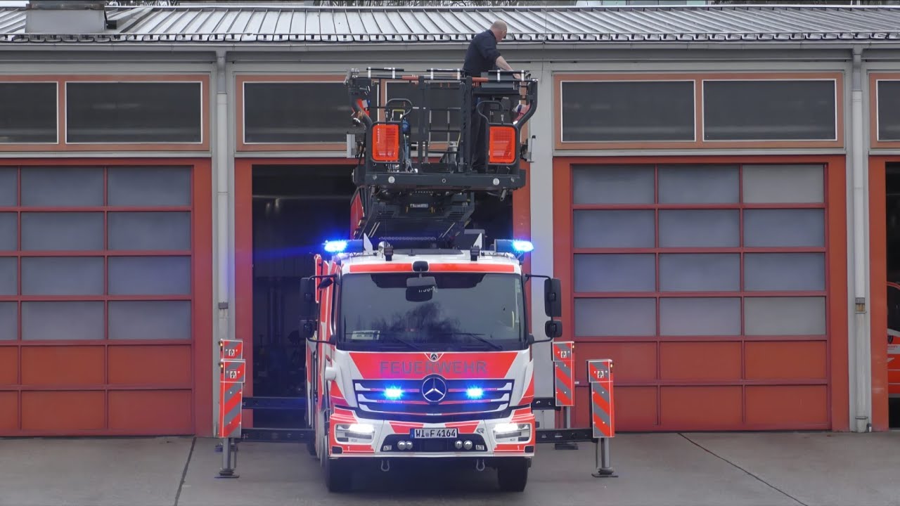 (Neue DLK) Kurzzug Feuerwache 1 Wiesbaden