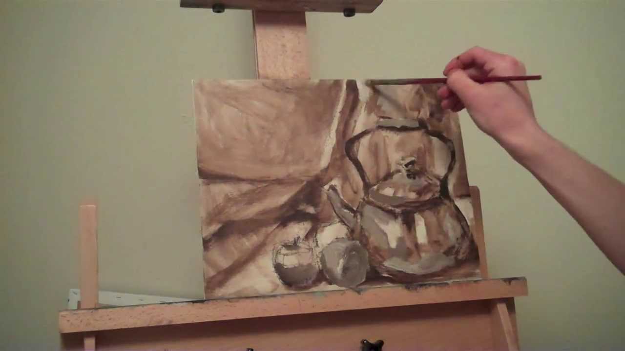 How to Oil Paint - Underpainting
