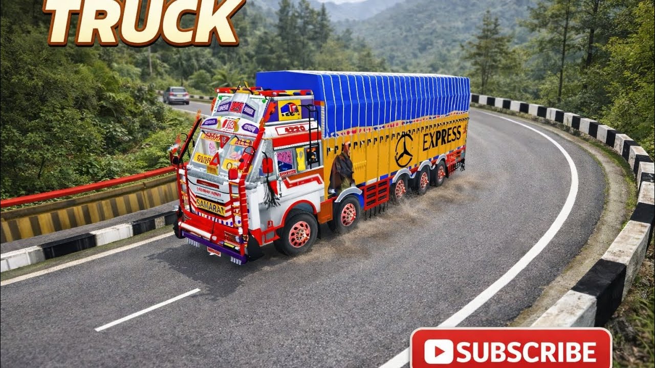 ll real Truck Realistic road And Graphics ll 😱😱😱