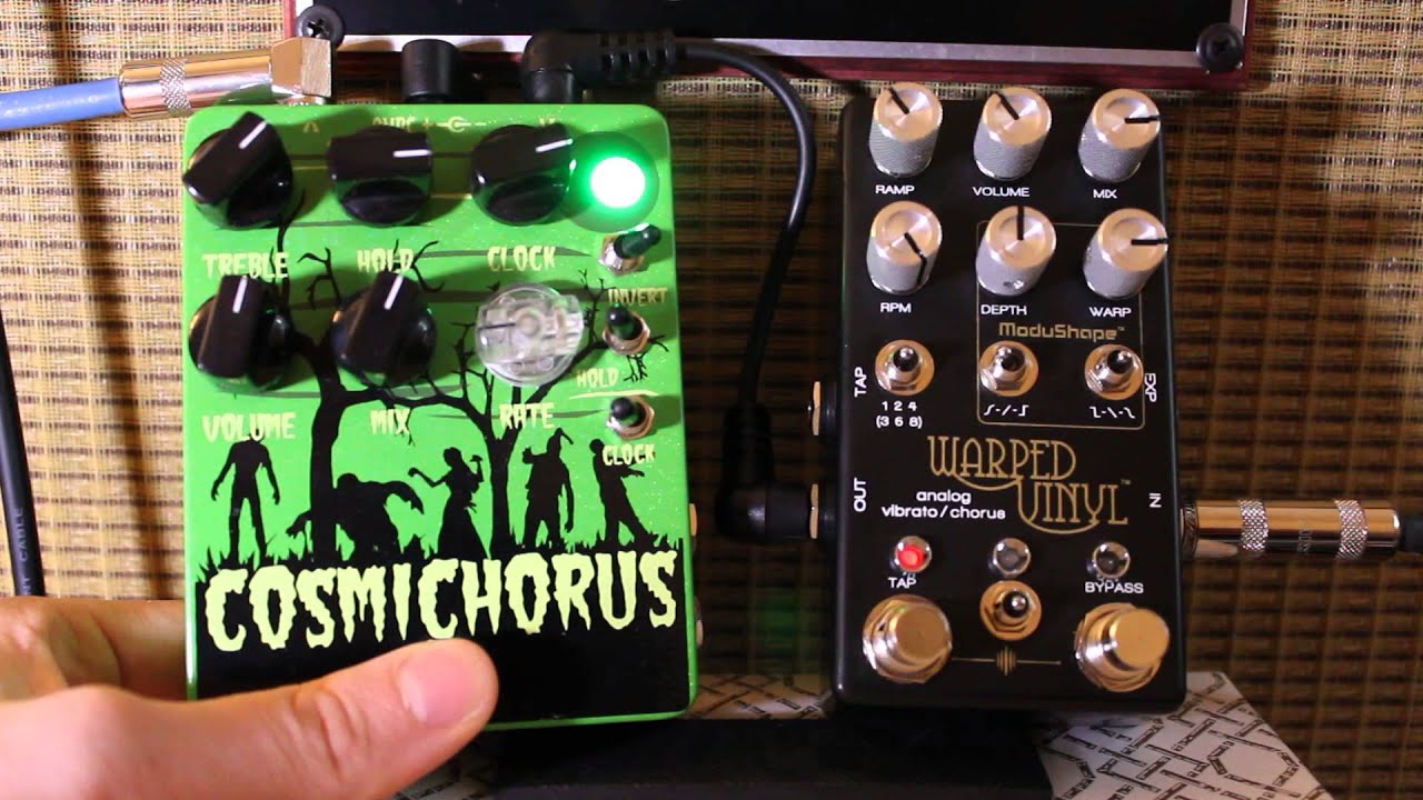 Chase Bliss Warped Vinyl vs. Dr. Scientist Cosmichorus - Hold feature