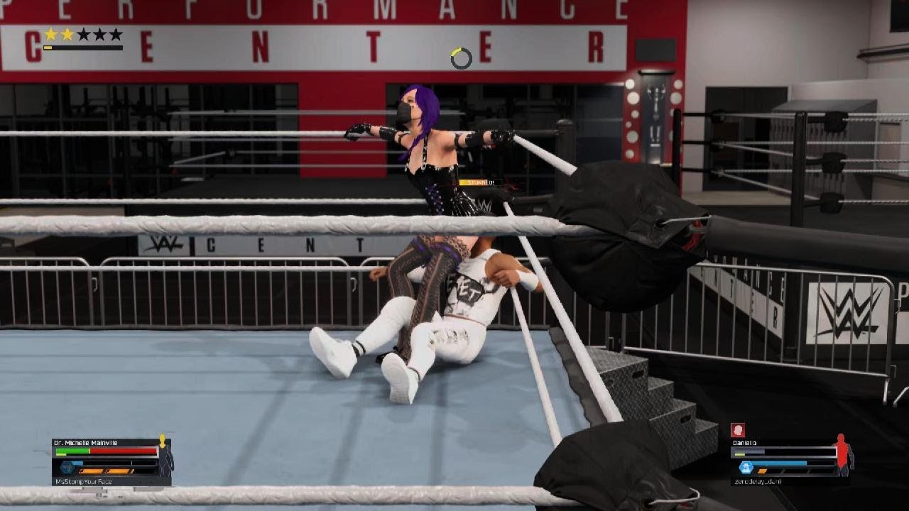 WWE 2K25 Michelle Mainville Vs Daniello 3-30-25