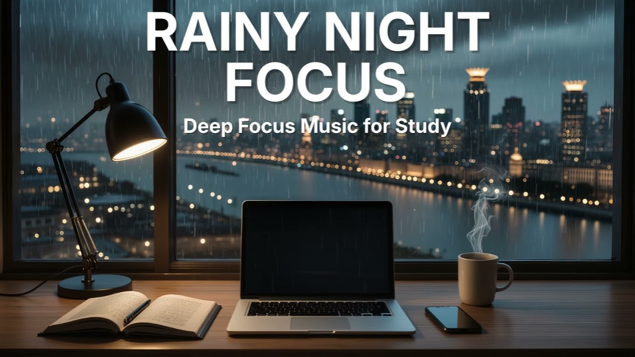 Rainy Night LoFi 🌧️ Deep Focus Music for Study