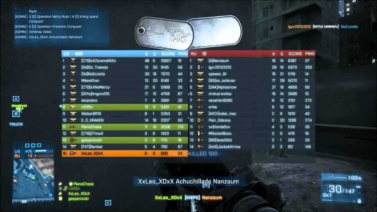 Battlefield 3 - Configura&ccedil;&otilde;es de Voz, Video e Volume + Gameplay