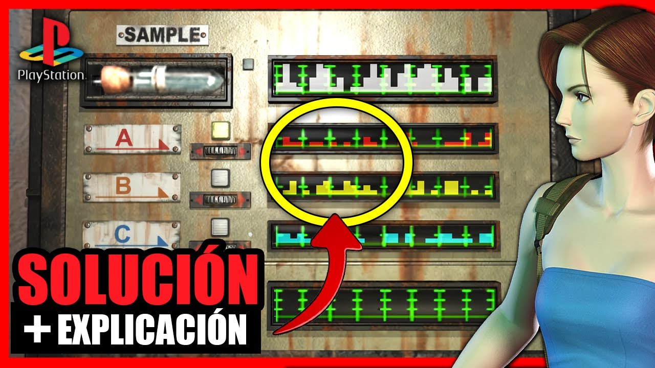 Puzzle muestra de agua | Water Sample Puzzle Solucion + Explicacion 😈🔥 RESIDENT EVIL 3 ps1 PUZZLES