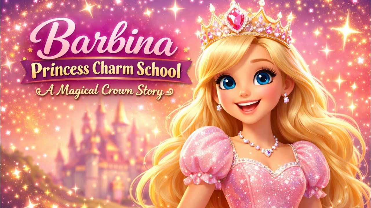 Barbina Princess Charm School | A Magical Crown Story 👑✨