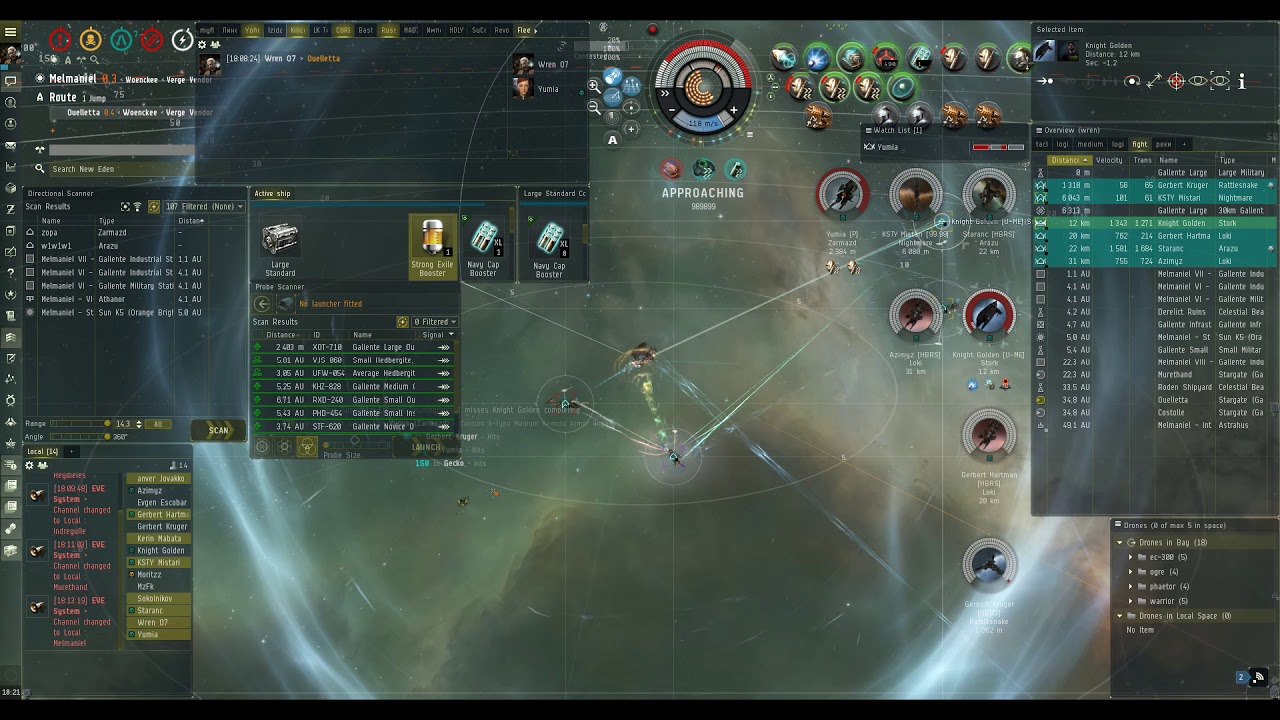 eve-online solo/dualbox pvp leshak and Kikki