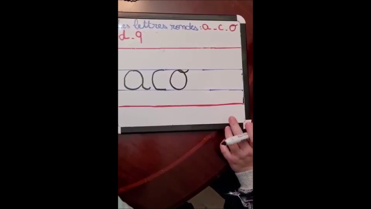 Les lettres rondes