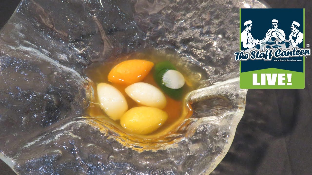 Michelin star chef Claude Bosi cooks Winter vegetable dumpling and toasted rice consomme