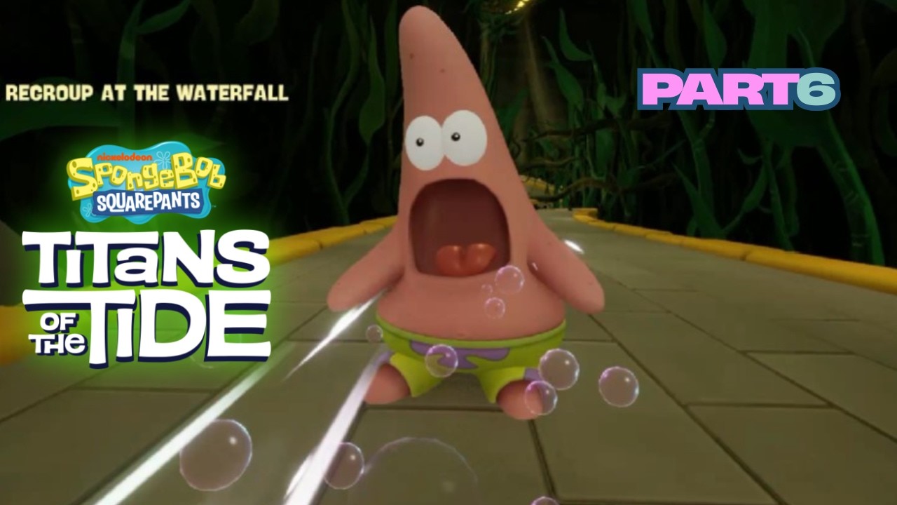 Through the Waterfall! 🌊 | SpongeBob Titans of the Tide Walkthrough [EP 6]
