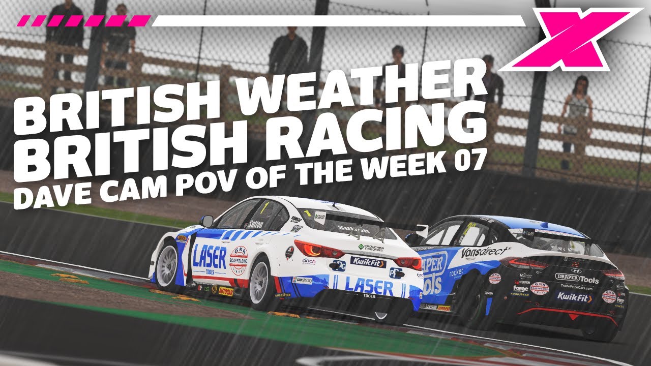 BTCC in The Rain Looks Insane! | @davecamyt rFactor 2 LFM