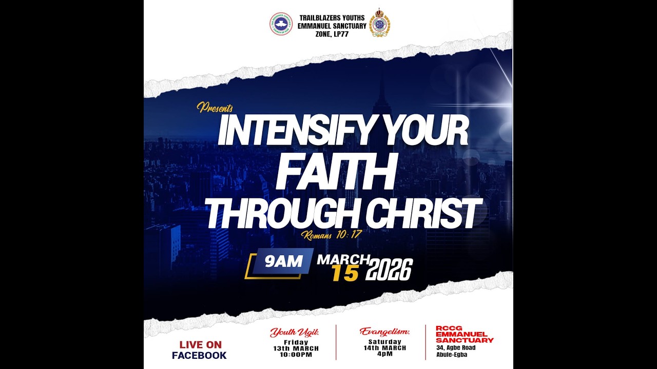 𝗬𝗢𝗨𝗧𝗛 𝗦𝗨𝗡𝗗𝗔𝗬 || 𝟭𝟱𝗧𝗛 𝗢𝗙 𝗠𝗔𝗥𝗖𝗛 𝟮𝟬𝟮𝟲.