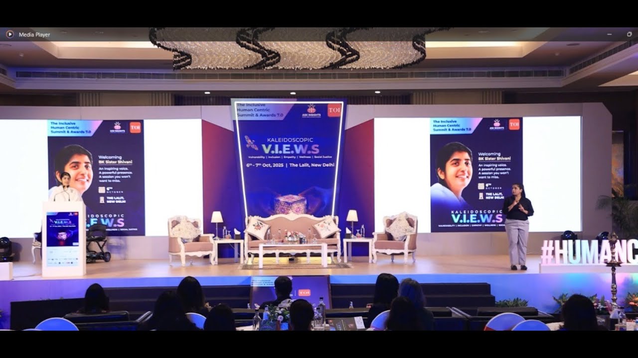 Bk Sister Shivani Session - The Inclusive Human Centric Summit & Awards 7.0