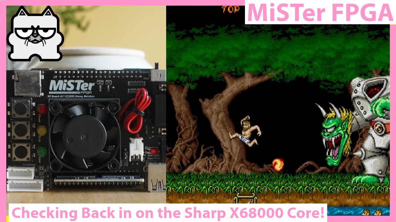 MiSTer FPGA Sharp X68000 Core Update! Revisiting the Core of this Japanese God Tier Gaming PC