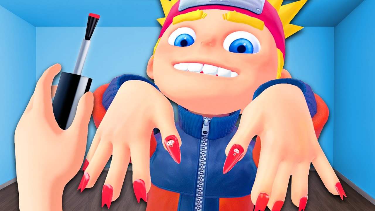 I Gave Naruto New NAILS in Titans Clinic VR!