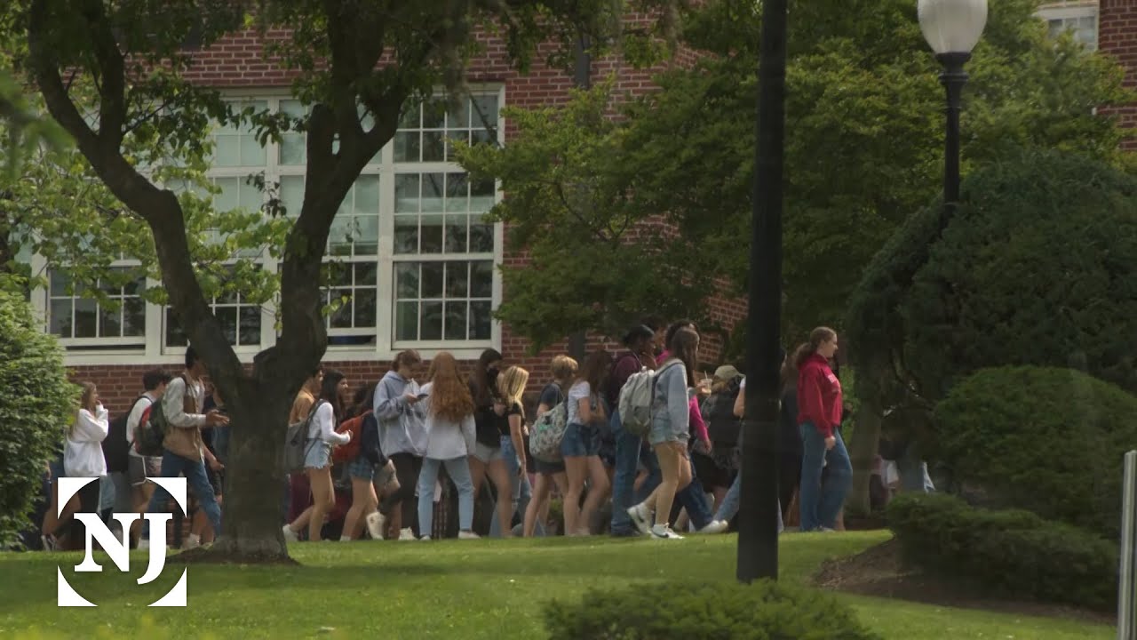 NJ students stage walkout to protest school shootings