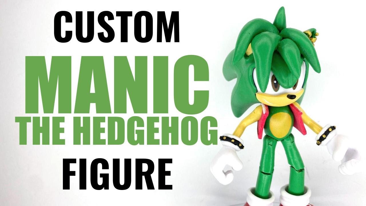 Custom Manic the Hedgehog Figure