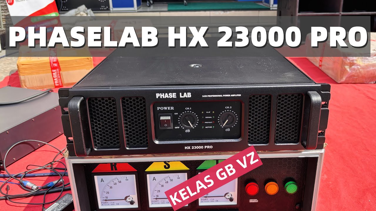 Power Amplifier PHASELAB HX 23000 pro kelas GB VZ