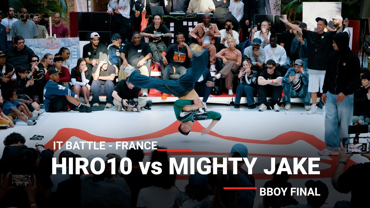Hiro10 🇯🇵 kontra Mighty Jake 🇻🇪 [finałowy bboy] // postawa x IT BATTLE 2025 - Paryż, Francja (Montrueil)