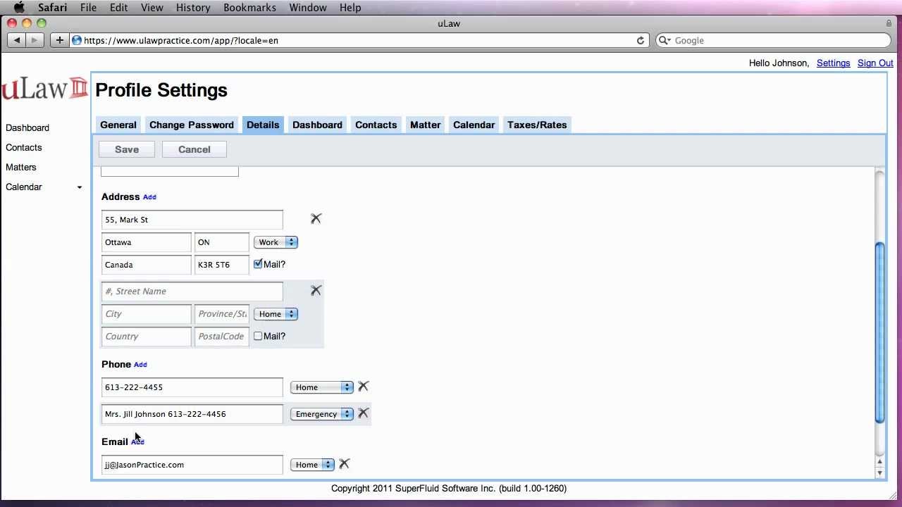 Setting up your uLaw account