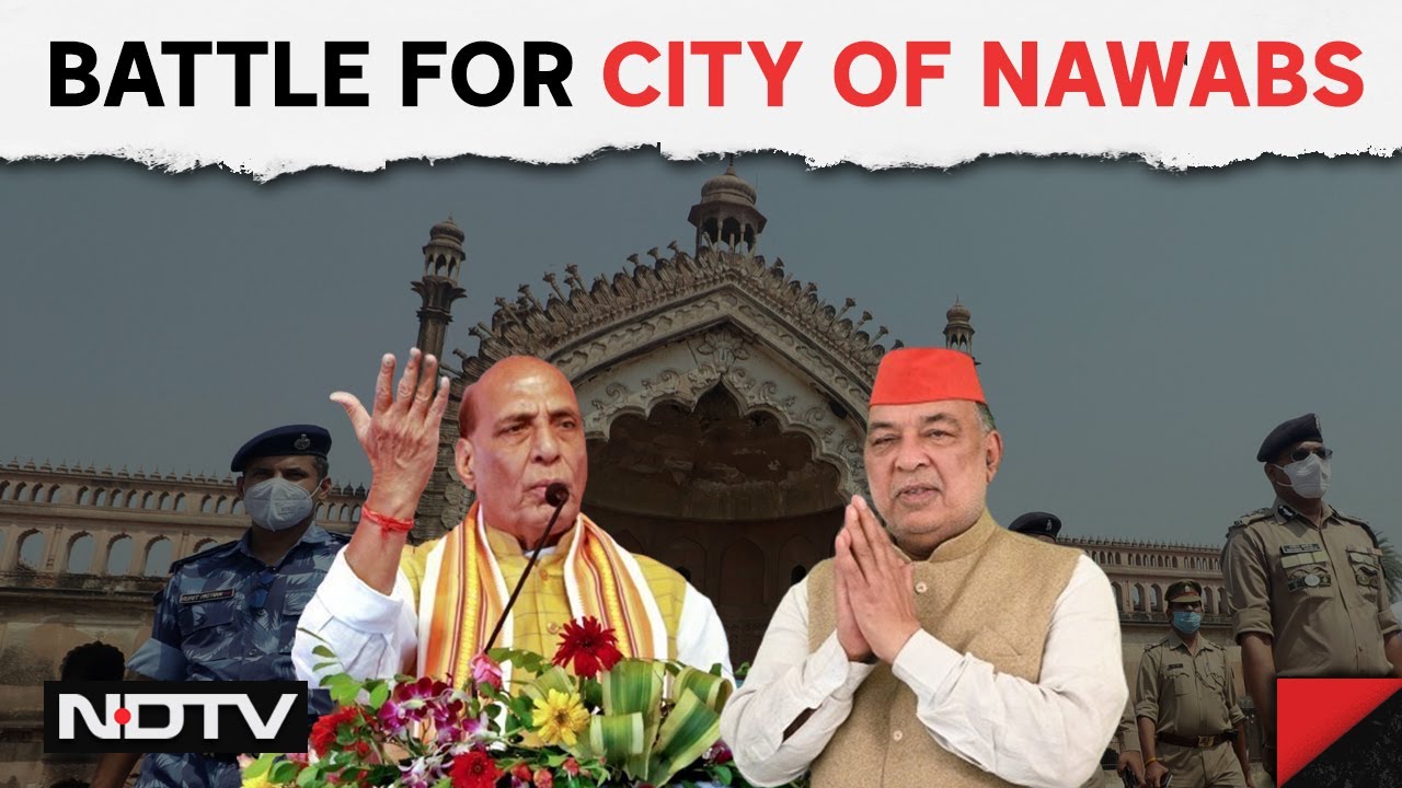 Lok Sabha Elections 2024 | In Lucknow, Rajnath Singh Leads BJP Battle Against Samajwadi Party