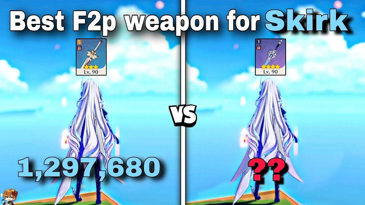 BEST F2P WEAPON FOR SKIRK | Genshin impact