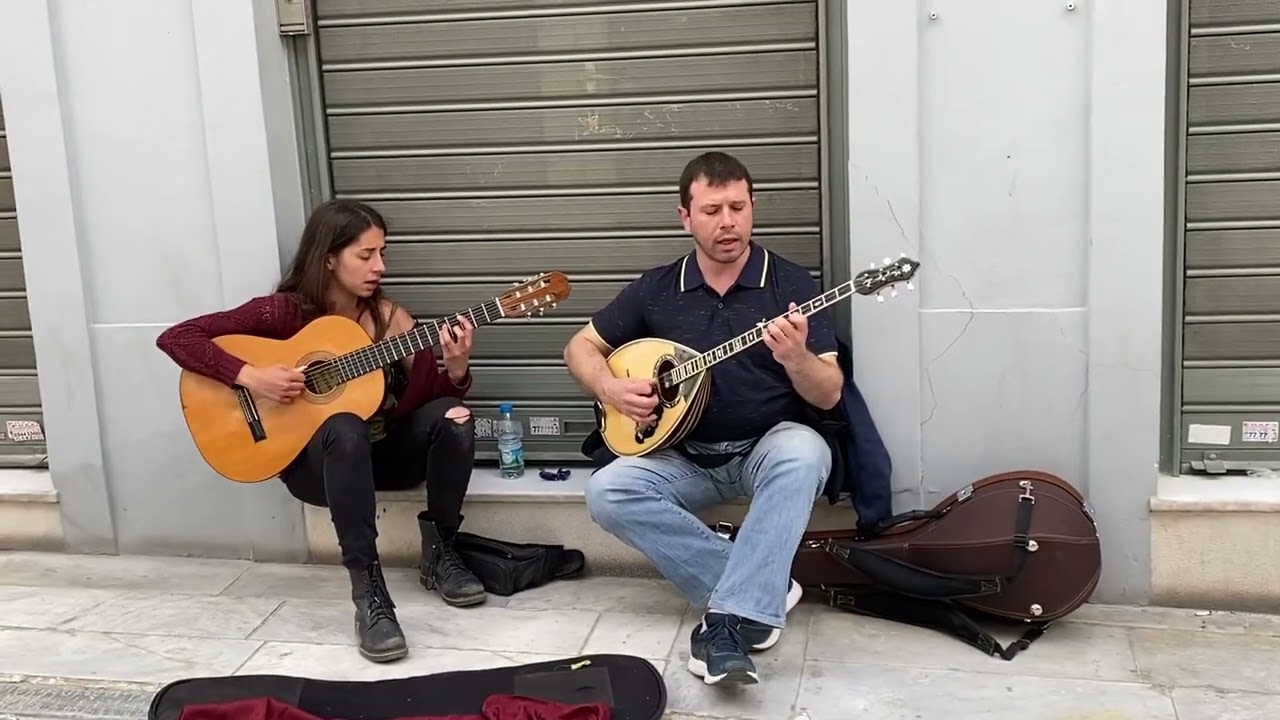 Fantastic Street Music Athens Greece μουσική του δρόμου της Αθήναςmousikí tou drómou tis Athínas
