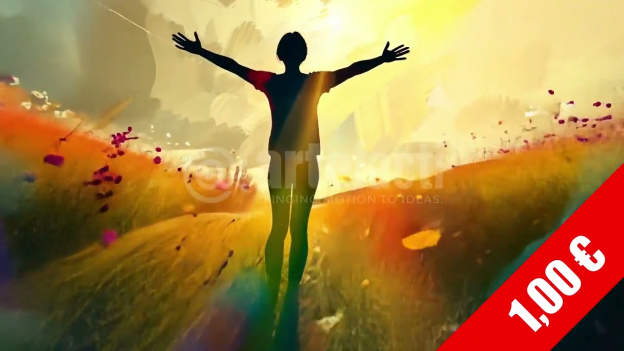 Vibrant Wildflower Confetti Celebration Stock Footage