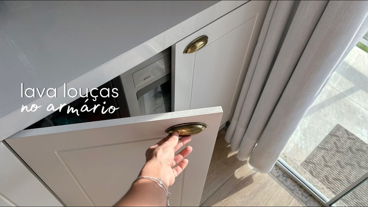 LAVA LOUÇAS NO ARMÁRIO | Como fiz o nicho na parede & as adaptações nos móveis modulados