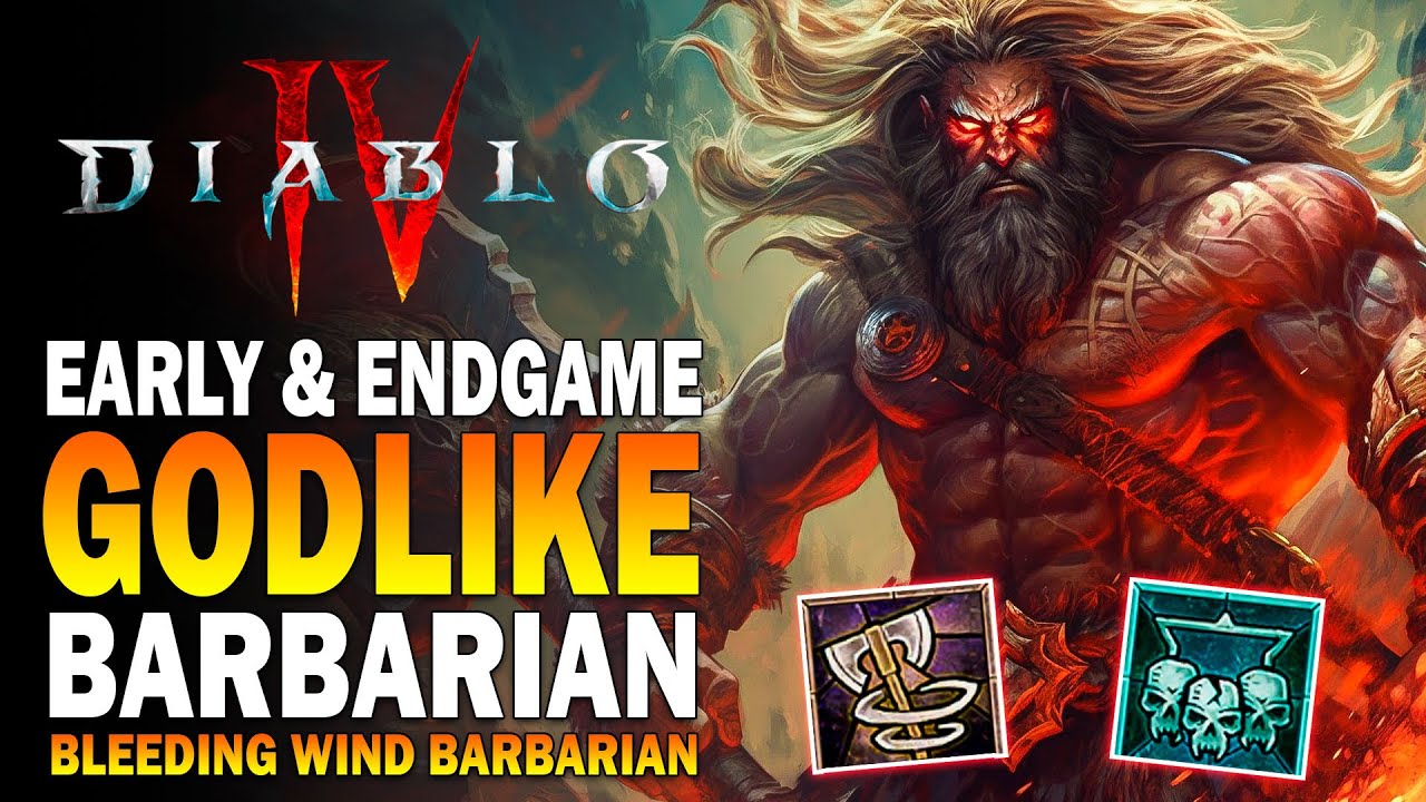 The STRONGEST Barbarian Leveling & Endgame Build In Diablo 4 - Diablo 4 Best Barbarian Build
