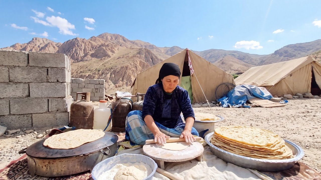 Nomad Life - Making Traditional Bread in the Mountains: Village Recipe
