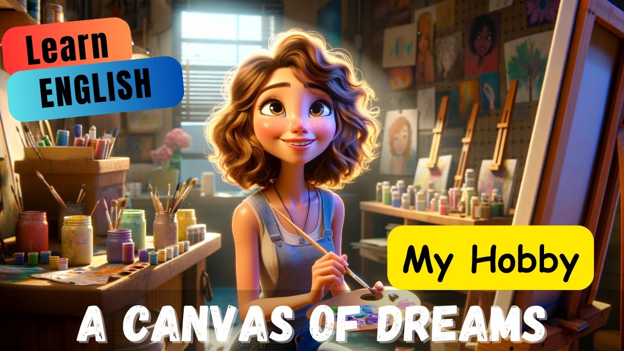 My Hobby: A Canvas of Dreams| Improve Your English with Sandy's Stories