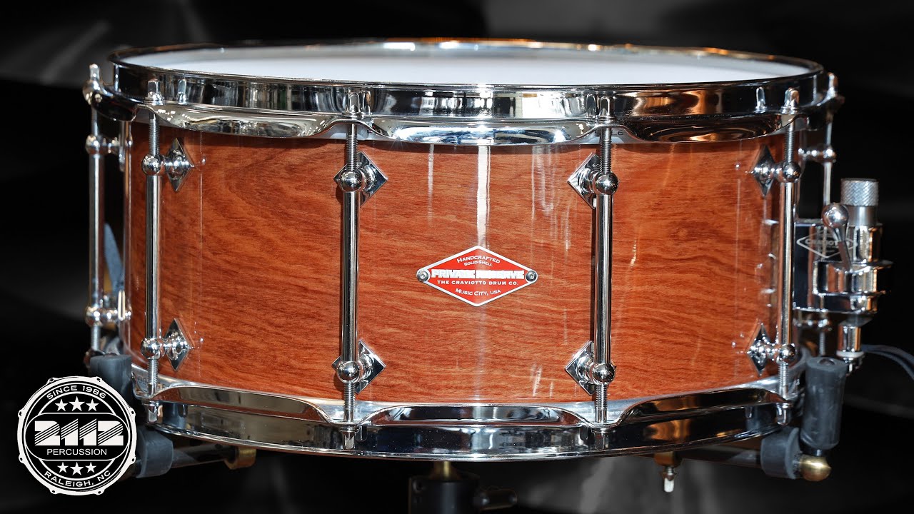 Craviotto Private Reserve Bubinga Snare Drum 6.5x14
