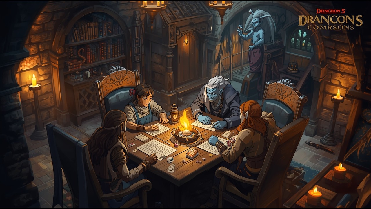Medieval Tavern Sounds 🍺 D&D & Fantasy Ambience for Studying