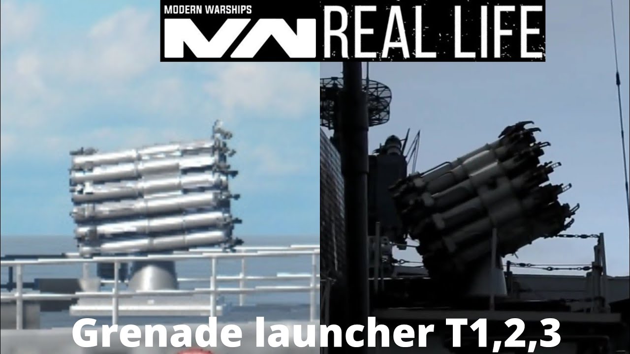 Granade Launcher T1 T2 T3 - Modern warship in real life - Part 7