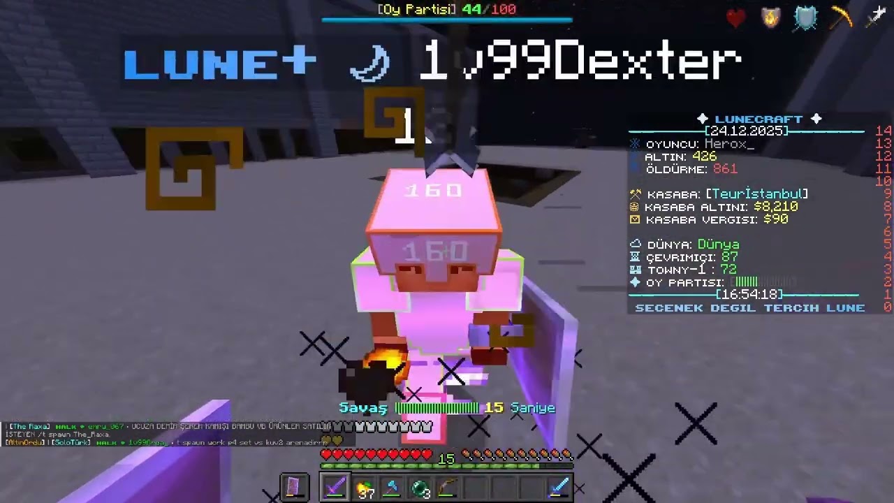 lunecraft kill montage (stacky4k,Remus ve ekibim Tfb için )