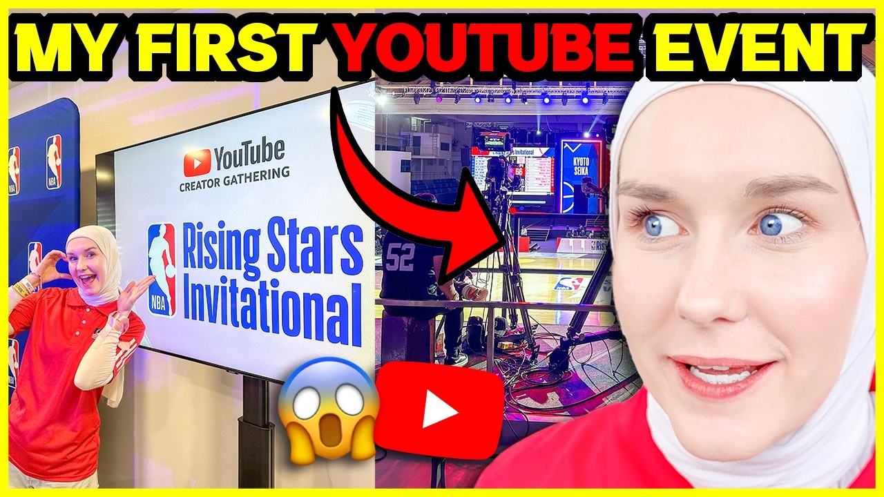 I got invited to my FIRST YOUTUBE event in SINGAPORE! 🥳🇸🇬