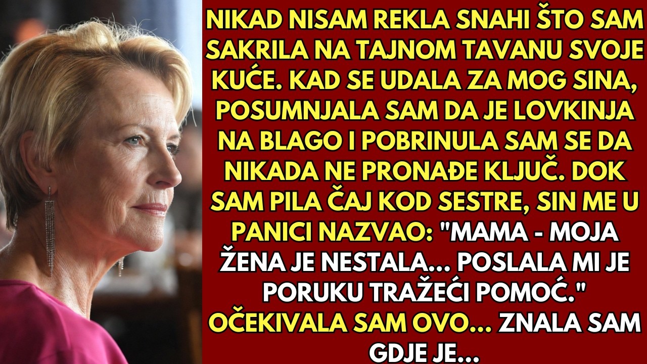 Nikad nisam rekla snahi što se krije na mom tavanu - ali jednog dana je provalila i požalila.