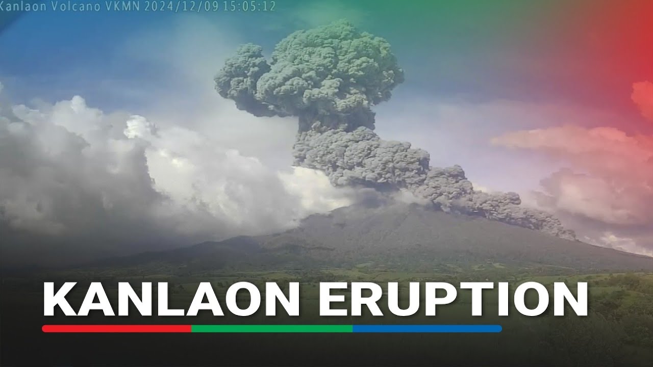 Kanlaon Volcano erupts; alert level raised to 3