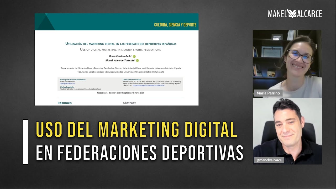 📣 &iquest;C&oacute;mo utilizan las federaciones deportivas el Marketing Digital? con Mar&iacute;a Perrino