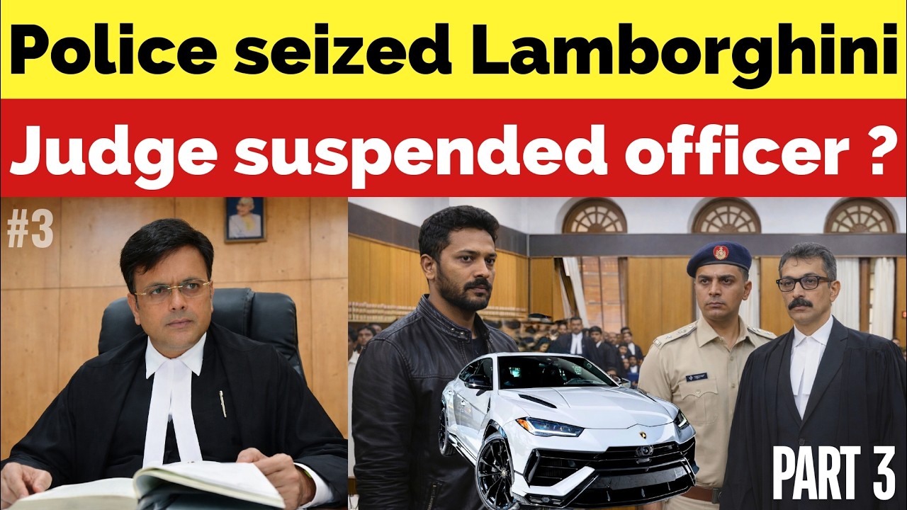 Police Seized Lambhorghini, Judge Suspended Police officer ? Justice M Nagaprasanna PART 3
