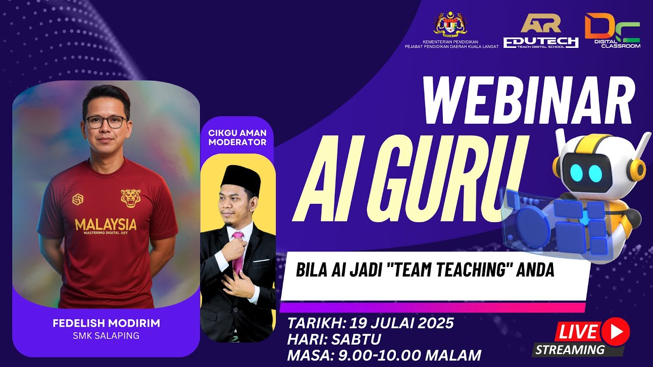WEBINAR AI GURU: Bila AI Jadi 