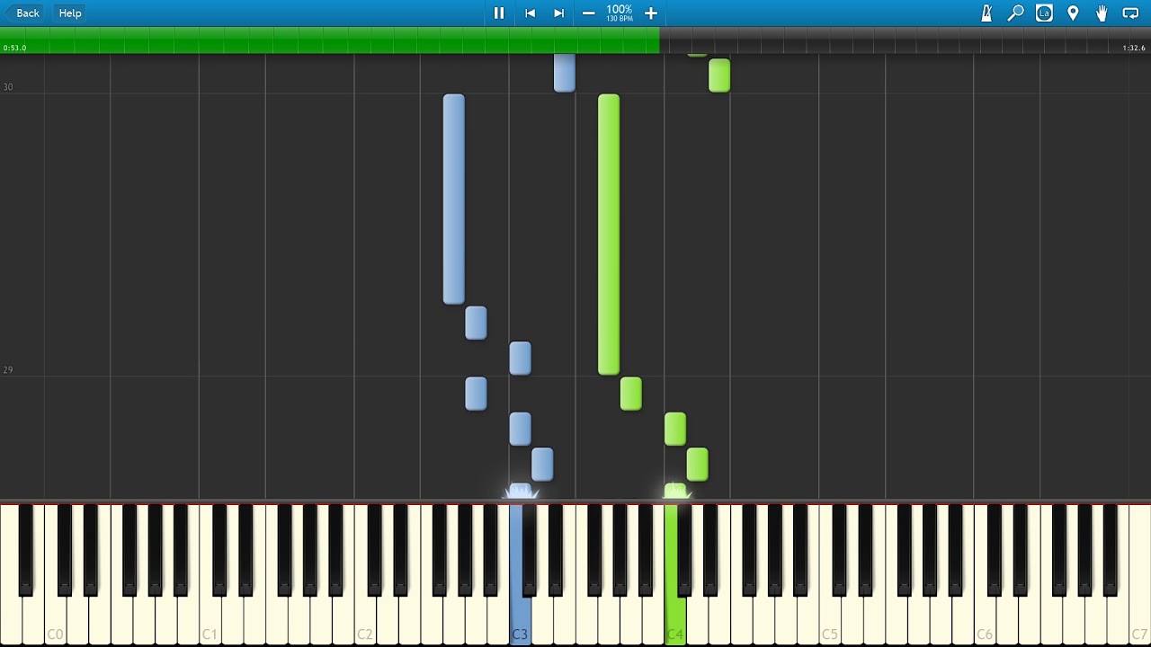 Piano Tiles 2 - Jasmine (Synthesia) +MIDI