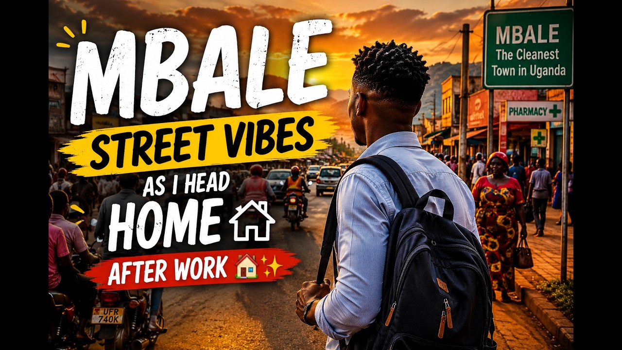 “Mbale Street Vibes as I Head Home After Work 🏠✨”
