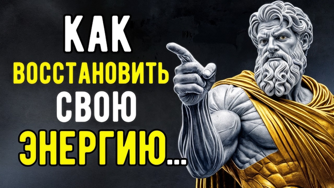 ВОССТАНОВИ СВОЮ ЭНЕРГИЮ: Верни Фокус и Эмоциональный Баланс | Стоицизм на каждый день