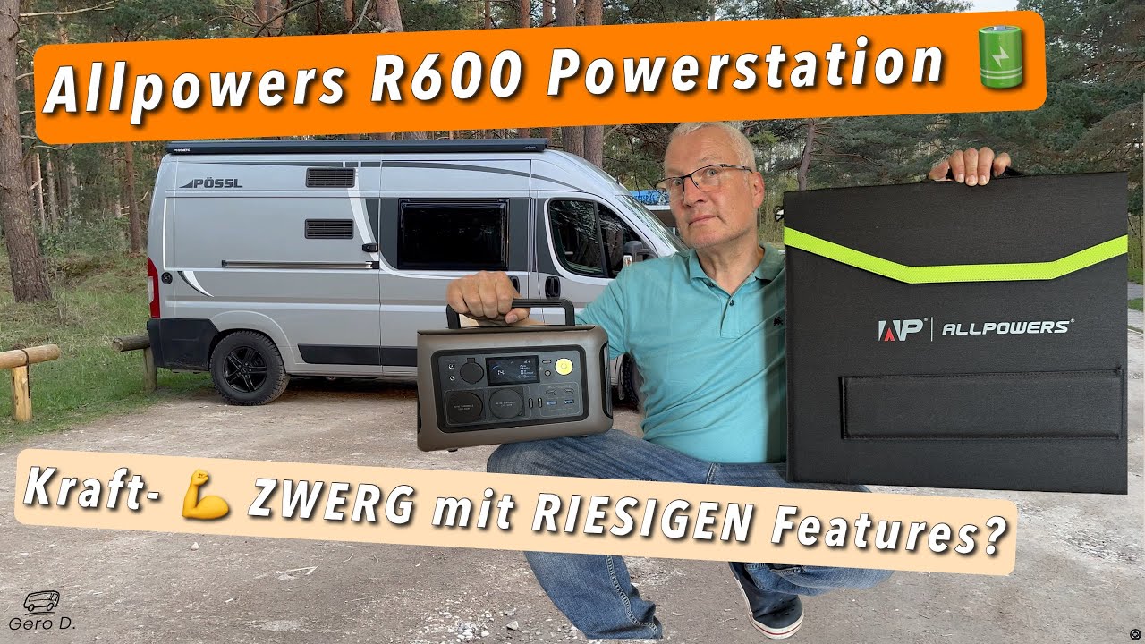Allpowers R600 Powerstation - mobiler Kraft- ZWERG mit RIESIGEN Features im XXL-Test