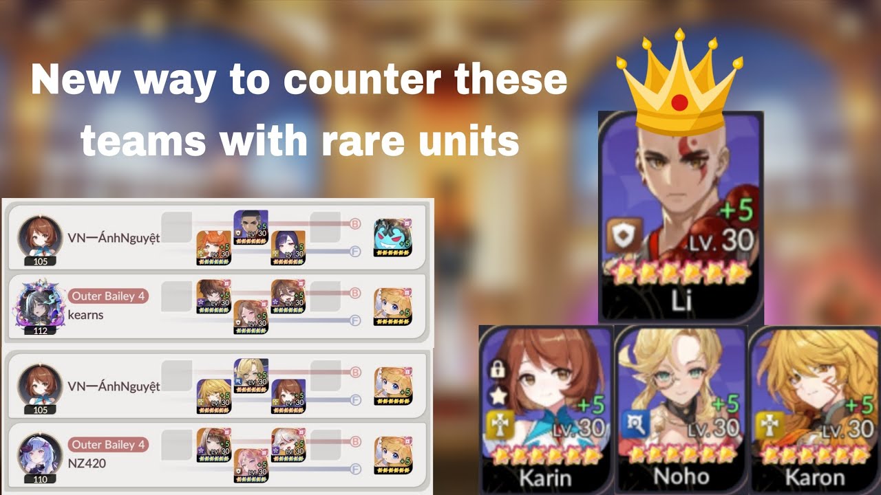 New way to use your rare units in gw [Seven Knight Re:Birth]