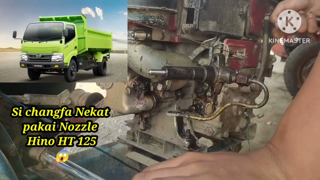 Si changfa Nekat pakai Nozzle Hino Dutro HT 125 PS, (RPM makin tak terkendali)😱😱😱