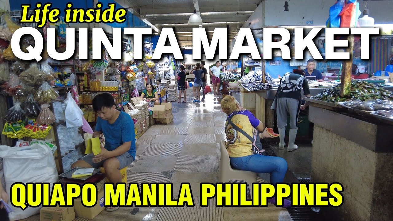 🇵🇭QUIAPO MANILA MARKET TOUR plus STREETS SCENES|walking Tour Philippines